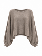 Ruime Trui Slouchy Fit Bruin dames productfoto