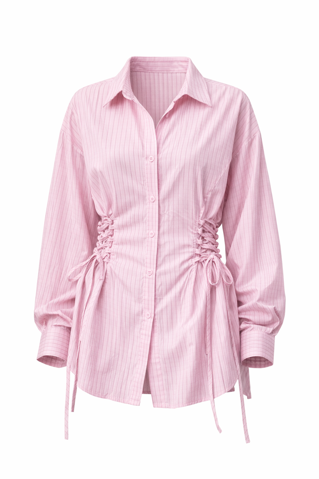 roze ruit blouse dames productfoto ladylike