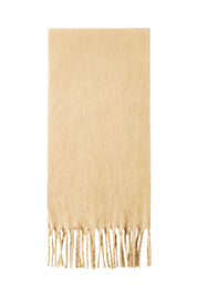 sjaal winter camel sjaal camel polyester detailfoto ladylike