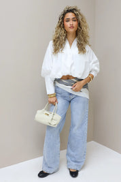  zwarte ballerina platte klassieke dames ballerina Ladylike Fashion webp full look